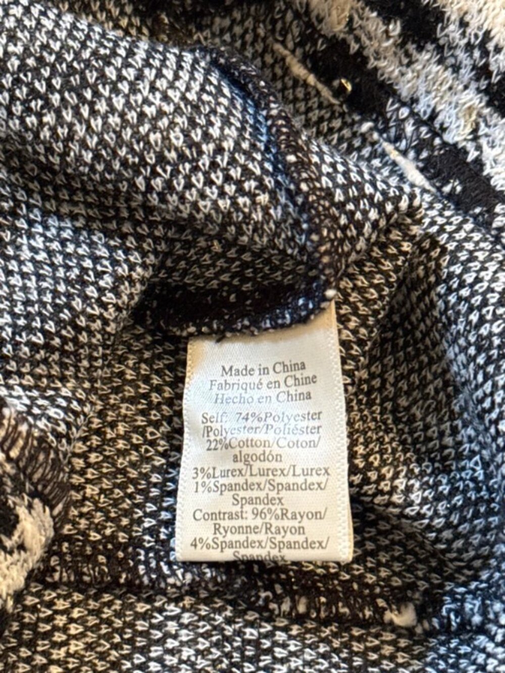 Porridge Clothing Alia Tweed Vest S - Picture 5 of 5